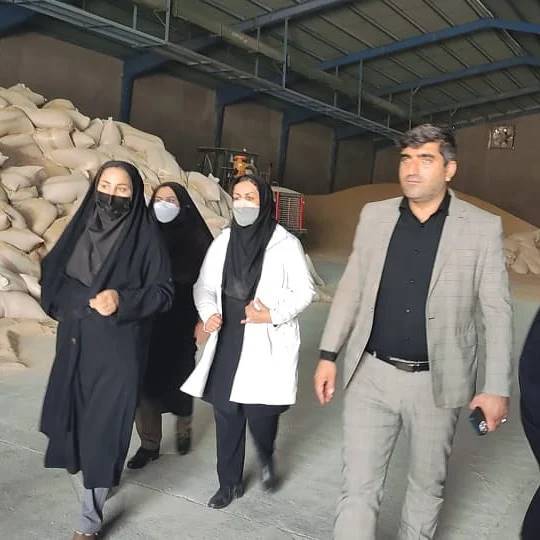 بازدید مدیر جهاد کشاورزی گچساران از کارخانه تولید خوراک دام، طیور و آبزیان فدک